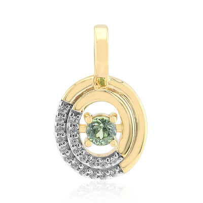 9K Madagascan Demantoid Gold Pendant