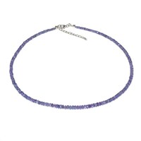 Tanzanite Silver Necklace