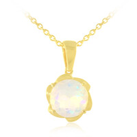 Welo Opal Silver Necklace