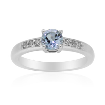 Sky Blue Topaz Silver Ring