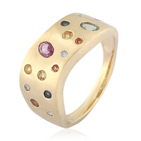 9K Pink Sapphire Gold Ring (de Melo)