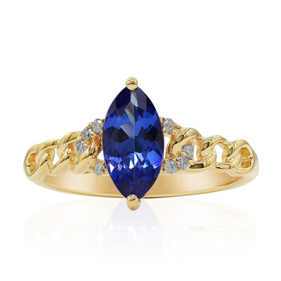 14K AAA Tanzanite Gold Ring (CIRARI)