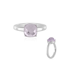 Rose de France Amethyst Silver Ring