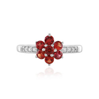 Tanzanian Ruby Silver Ring