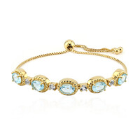 Sky Blue Topaz Silver Bracelet