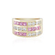 9K Ceylon Pink Sapphire Gold Ring (Adela Gold)