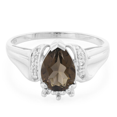 Smoky Quartz Silver Ring