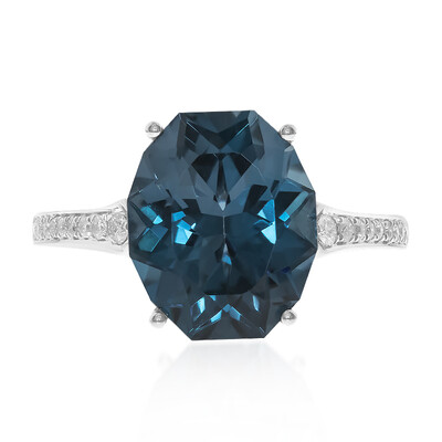 14K London Blue Topaz Gold Ring