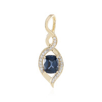 14K Luc Yen Cobalt Blue Spinel Gold Pendant (AMAYANI)