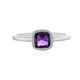 Siberian Amethyst Silver Ring