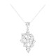 White Topaz Silver Necklace