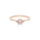 Madagascan Morganite Silver Ring