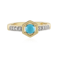 Sleeping Beauty Turquoise Silver Ring