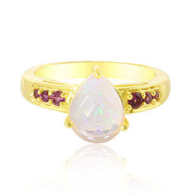 Welo Opal Silver Ring