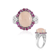 Madagascan Morganite Silver Ring