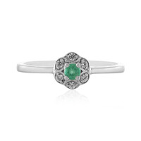 Ethiopian Emerald Silver Ring