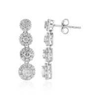 Zircon Silver Earrings