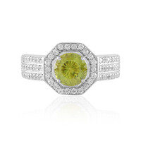 Sphene Silver Ring