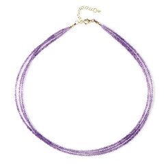 Amethyst Silver Necklace