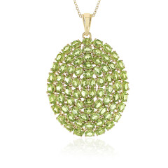 Peridot Silver Necklace