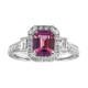 18K Pink Sapphire Gold Ring (CIRARI)