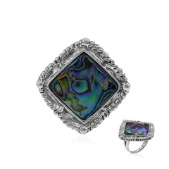 Abalone Shell Silver Ring (Art of Nature)