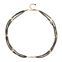 Pyrite Silver Necklace (Riya)