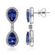 18K AAA Tanzanite Gold Earrings (CIRARI)