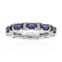 Iolite Silver Ring