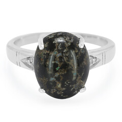 Leopard Opal Silver Ring