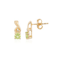 Peridot Silver Earrings