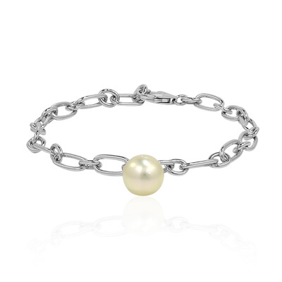 Kabira Golden South Sea Pearl Silver Bracelet (TPC)