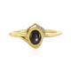 Black Star Sapphire Silver Ring