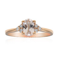 10K Morganite Gold Ring