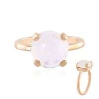 Rainbow Moonstone Silver Ring