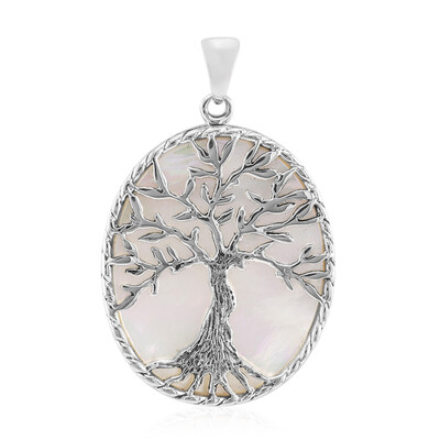 Mother of Pearl Silver Pendant (Art of Nature)