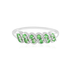 Tsavorite Silver Ring