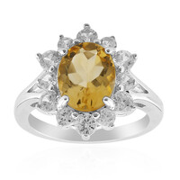 Citrine Silver Ring