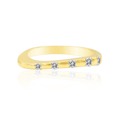 18K IF (D) Diamond Gold Ring (Annette)