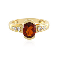 Madeira Citrine Silver Ring