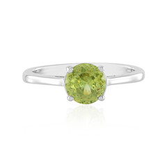 Sphene Silver Ring