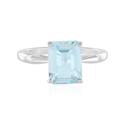 Sky Blue Topaz Silver Ring