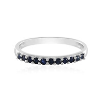 Blue Sapphire Silver Ring