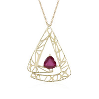 9K Madagascar Ruby Gold Necklace (Ornaments by de Melo)