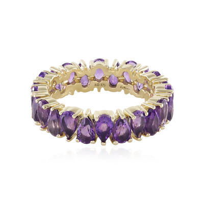 9K Uruguayan Amethyst Gold Ring (de Melo)