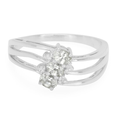 White Sapphire Silver Ring