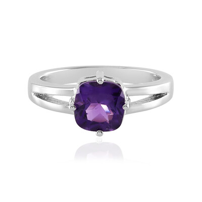 Siberian Amethyst Silver Ring