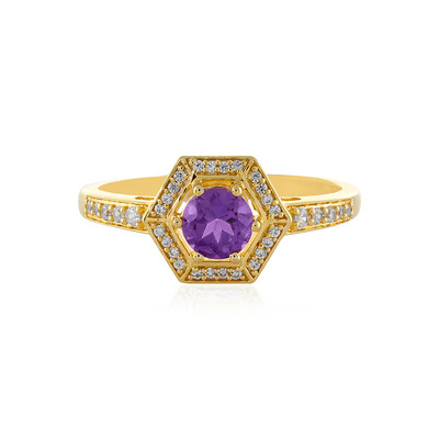 Uruguayan Amethyst Silver Ring