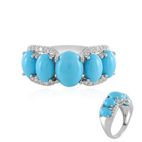 Sleeping Beauty Turquoise Silver Ring (Faszination Türkis)