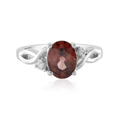 Pink Zircon Silver Ring